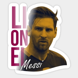 Messi The La Pulga Sticker